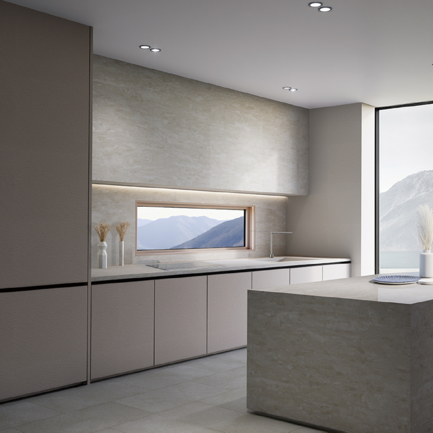 2 주방 도어Bodaq DecoIV808 E39주방 아일랜드 및 상판, 벽체Khanstone크레모사창호Rehau스마트 전동 주방창.jpg