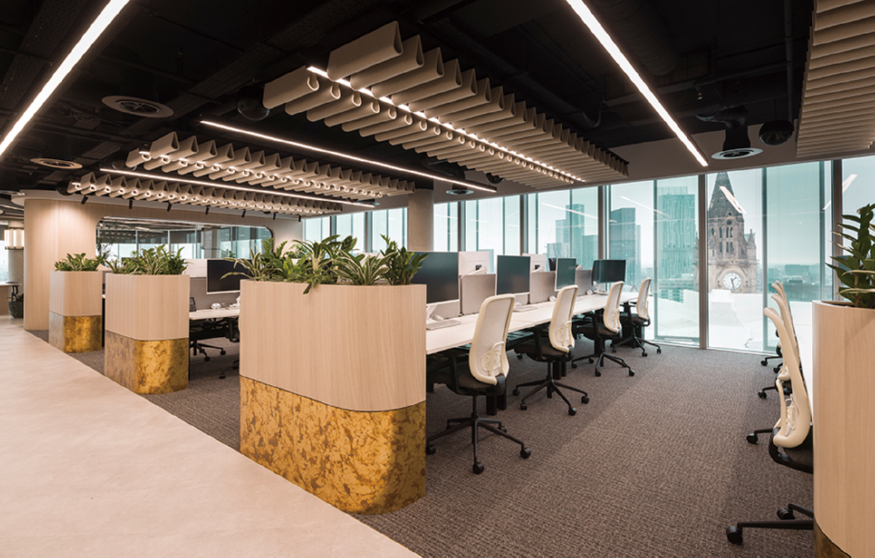 s8_30 - Feature desk-ends once again use the metallic formica finish, inspired by the iridescence of the nautilus shell.jpg