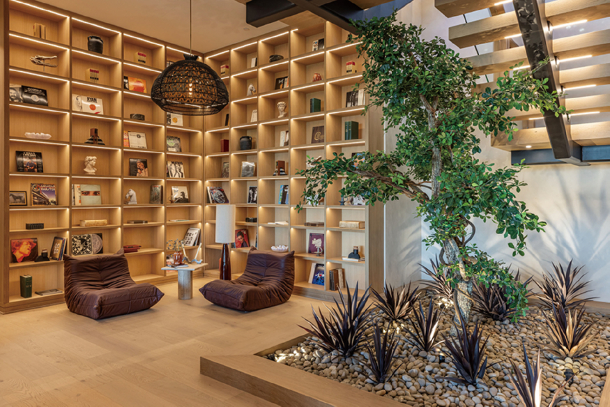 31-1414-Donhill-Drive-luxury-Beverly-Hills-mansion-modern-library-lounge-with-indoor-garden.jpg